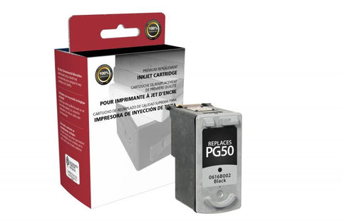 CIG High Yield Black Ink Cartridge for Canon PG-50