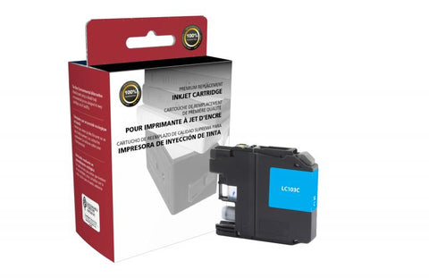CIG New High Yield Cyan Ink Cartridge for Brother LC103XL