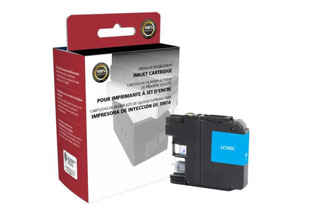 CIG New Super High Yield Cyan Ink Cartridge for Brother LC105XXL