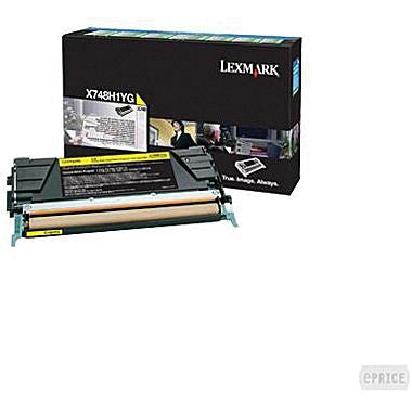 Lexmark X748 High Yield Yellow Return Program Toner Cartridge (10000 Yield)