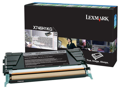 Lexmark X746 X748 High Yield Black Return Program Toner Cartridge (12000 Yield)